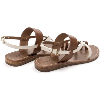 Sandales et Nu-pieds Chattawak sandales 7-VALERIANE Camel Marron - Chaussures Sandale Femme 24 