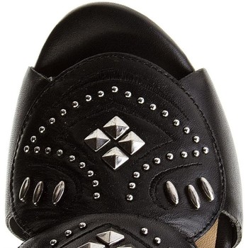 Chaussures Bronx SCORPIO SLINGBACK ZWART Noir - Chaussures Sandale Femme 119 