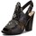 Chaussures Femme Pointure spéciale Bronx Bronx SCORPIO SLINGBACK ZWART Noir
