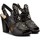 Chaussures Femme Sandales et Nu-pieds Bronx SCORPIO SLINGBACK ZWART Noir