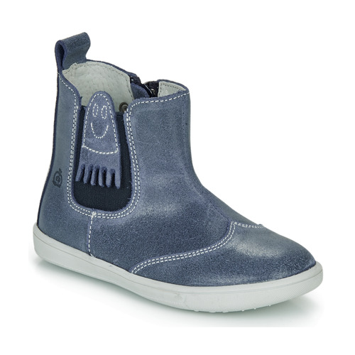 Chaussures Garçon Boots Citrouille et Compagnie LOKO Bleu
