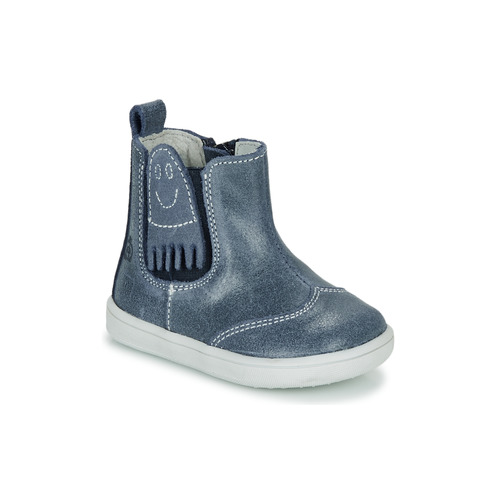 Chaussures Garçon Boots Polos manches courtes LOKO Bleu