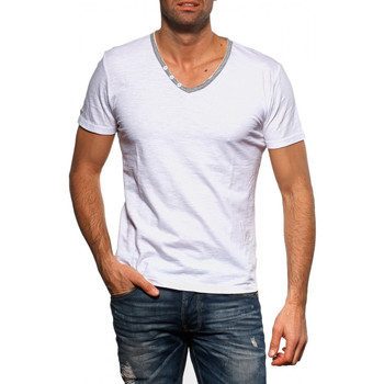 Vêtements Homme Polos manches courtes Japan Rags T-Shirt  Kauri blanc Blanc