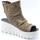 Chaussures Femme Sandales et Nu-pieds Café Noir QTH421 2148 Beige