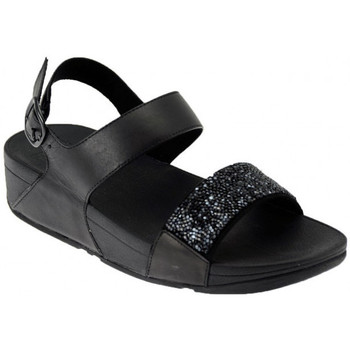 Chaussures Femme Baskets mode FitFlop FitFlop SPARKLIE CRYSTAL SANDAL Whie Noir