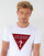 Vêtements Homme T-shirts manches courtes Guess PACKED Blanc / Rouge