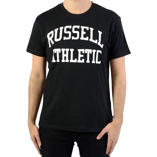 Vêtements Homme T-shirts manches courtes Russell Athletic Tee-Shirt Iconic SS Tee Noir