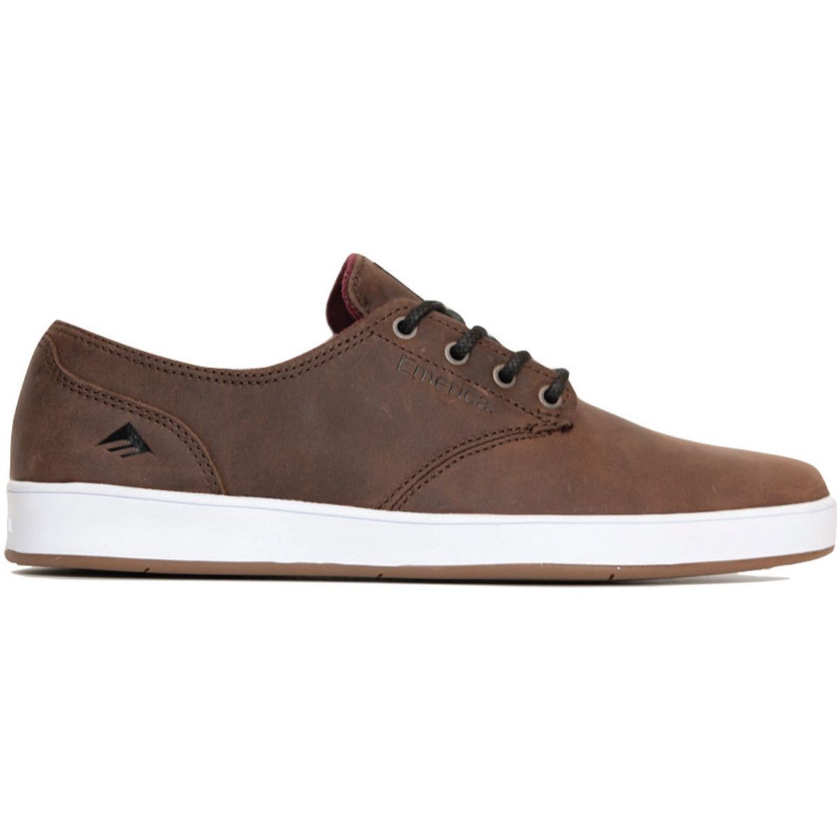 Chaussures Tony & Paul Emerica THE ROMERO LACED BROWN GREY WHITE 