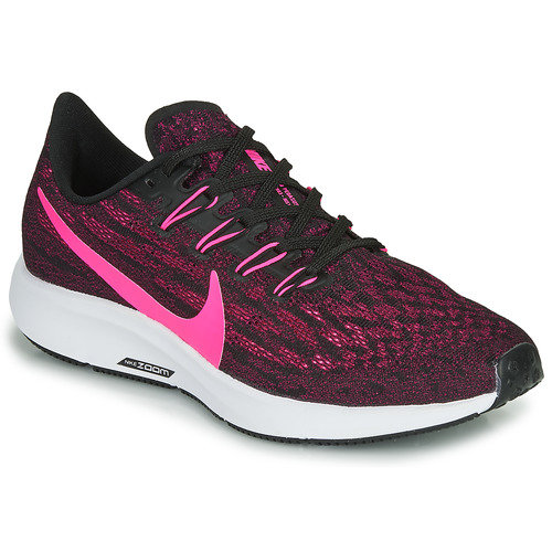 Nike AIR ZOOM PEGASUS 36 W Noir / Rose - Chaussures Chaussures-de-running  Femme 172,00 €