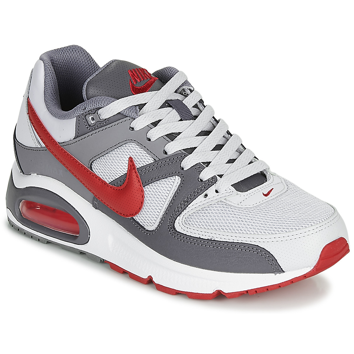 Nike AIR MAX COMMAND Gris / Rouge - Chaussures Baskets basses Homme 153,95 €