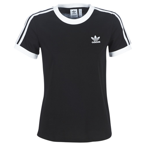 T-shirts Manches Courtes adidas Originals 3 STR TEE Noir - Livraison Gratuite 