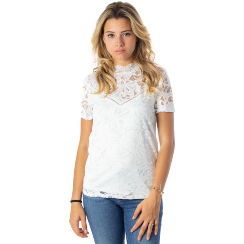 Vêtements Femme T-shirts manches courtes Vila 14049852 Blanc