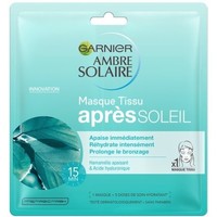 Beauté Protections solaires Garnier Ambre Solaire   Masque Tissu Après soleil Blanc