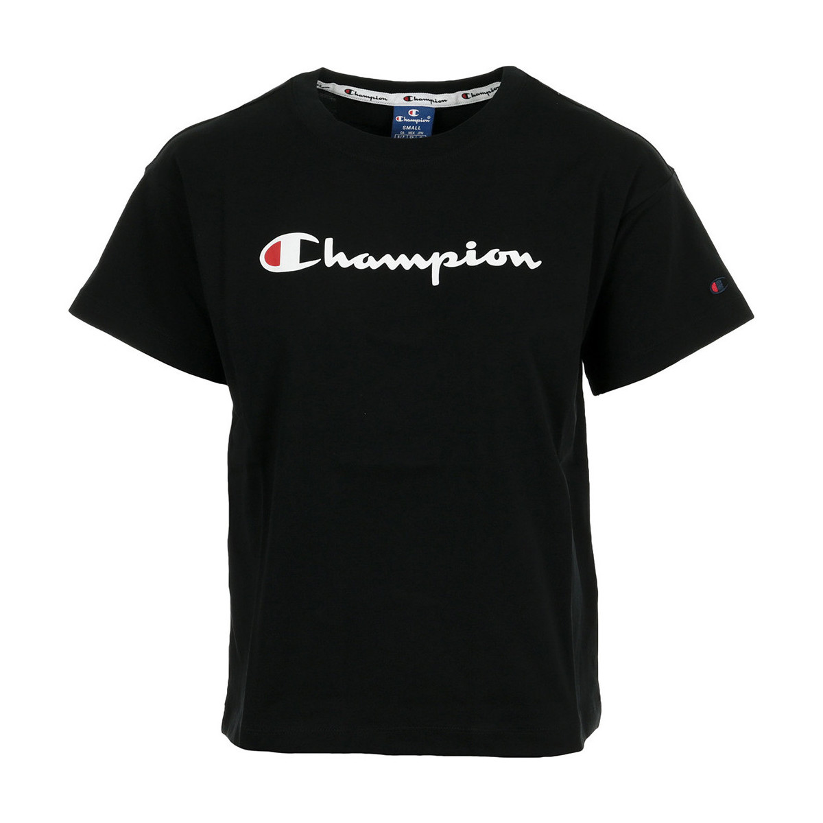 Vêtements Femme T-shirts manches courtes Champion Crewneck T-shirt Wn's Noir