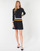 Vêtements Femme Robes courtes Morgan ROXFA Marine / Blanc / Jaune