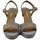 Chaussures Femme Sandales et Nu-pieds Osvaldo Pericoli Femme Chaussures, Sandales, Glitter Tissu, Plateau-642E19 Doré