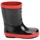 Chaussures Enfant Bottes de pluie Havaianas RAIN BOOTS Noir / Rouge