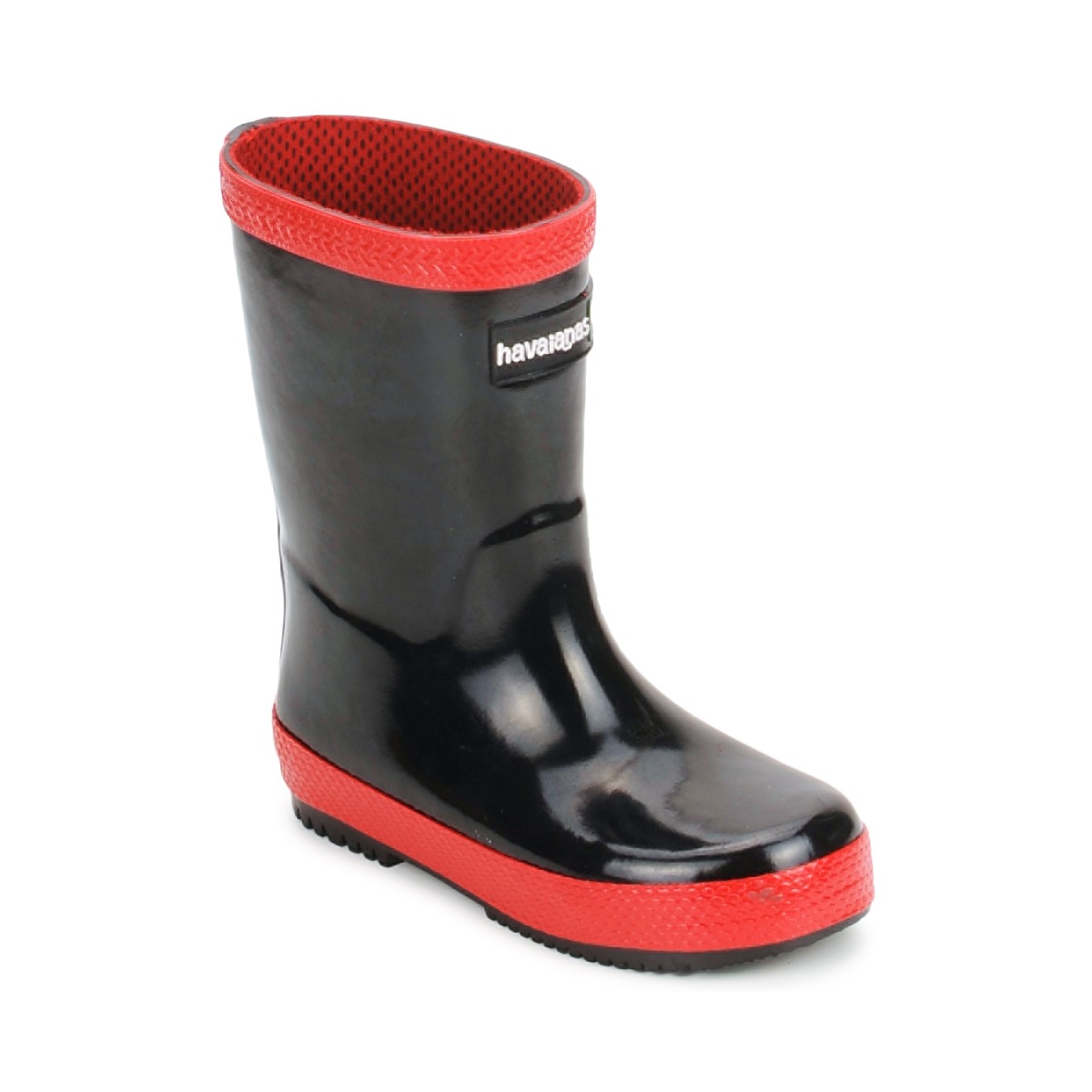 Chaussures Enfant Bottes de pluie Havaianas RAIN BOOTS Noir / Rouge