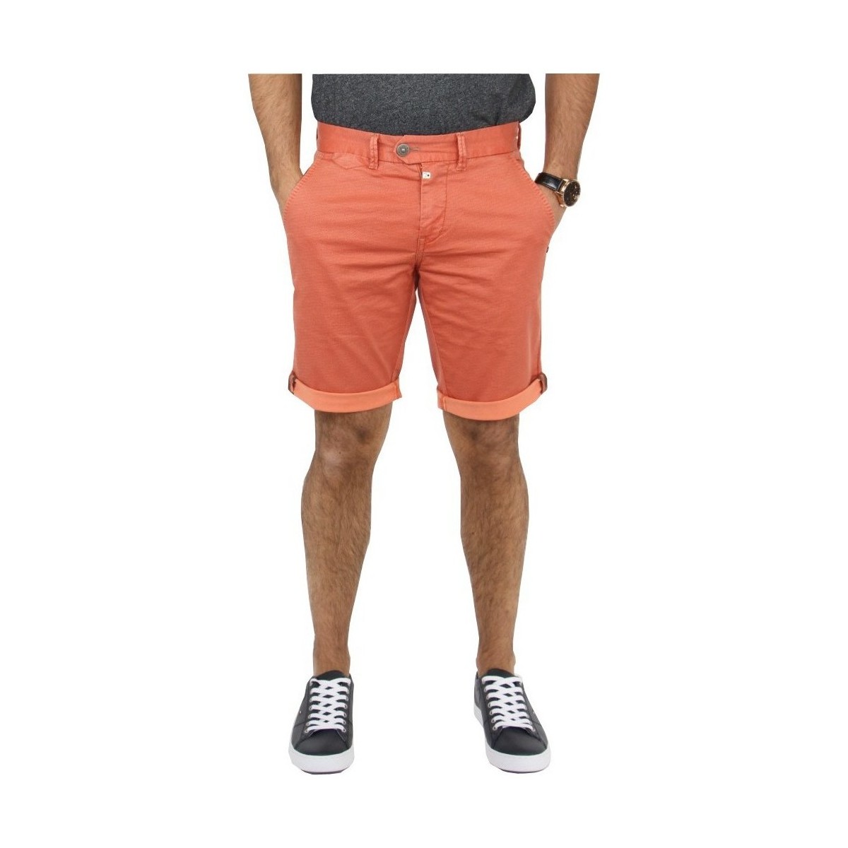 Vêtements Homme Shorts / Bermudas Timezone Bermuda  ref_46252 5059 Orange Orange