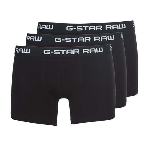 Homme G-Star Raw CLASSIC TRUNK 3 PACK Noir - Livraison Gratuite 