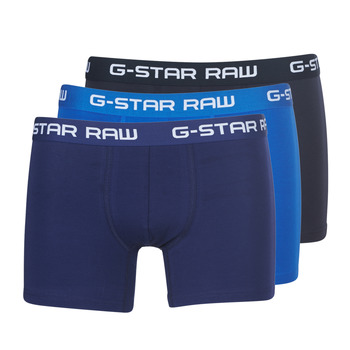 Sous-vêtements Homme Boxers G-Star Raw CLASSIC TRUNK CLR 3 PACK Noir / Marine / Bleu
