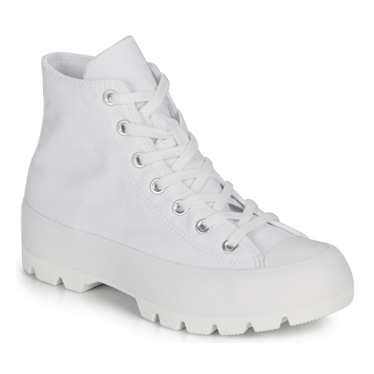 Converse CHUCK TAYLOR ALL STAR LUGGED BASIC CANVAS HI Blanc - Chaussures  Basket montante Femme 80,95 €