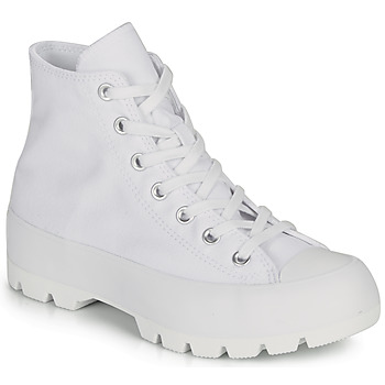Chaussures Femme Baskets montantes Converse CHUCK TAYLOR ALL STAR LUGGED BASIC CANVAS HI Blanc
