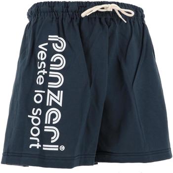 Vêtements Homme Shorts / Bermudas Panzeri Uni a acier jersey shor Gris Anthracite foncé
