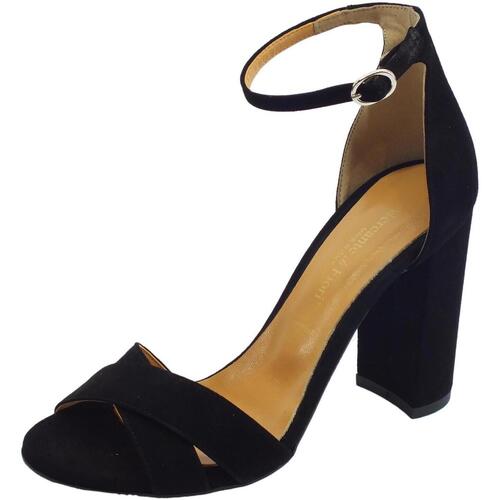 Chaussures Femme Sandales et Nu-pieds Mercante Di Fiori W1920 Camoscio Noir