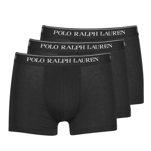 Sous-vêtements Homme Boxers Polo Ralph Lauren CLASSIC 3 PACK TRUNK Noir