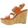 Chaussures Femme Sandales et Nu-pieds Exit Nu pieds cuir Orange