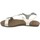 Chaussures Femme Sandales et Nu-pieds Amoa sandales SANARY Blanc/Argent Blanc