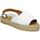 Chaussures Femme Sandales et Nu-pieds Top3 9506 Blanc