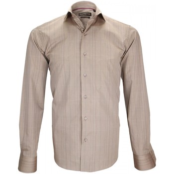 Chemise Emporio Balzani chemise fil a fil settimo beige