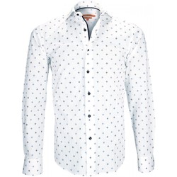 Vêtements Homme Chemises manches longues Andrew Mc Allister chemise fantaisie wembley blanc Blanc