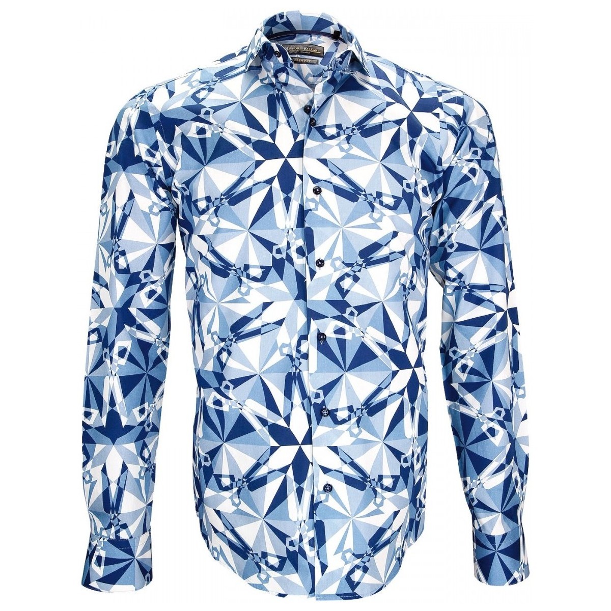 Vêtements Homme Chemises manches longues Emporio Balzani chemise mode pablo bleu Bleu