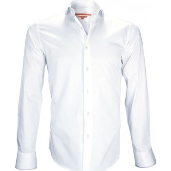 Vêtements Homme Chemises manches longues Andrew Mc Allister chemise col rond round two blanc Blanc
