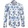 Vêtements Homme Bougeoirs / photophores chemise imprimee paysley bleu Bleu