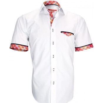 Vêtements Homme Chemises manches longues Andrew Mc Allister chemisette mode wight blanc Blanc