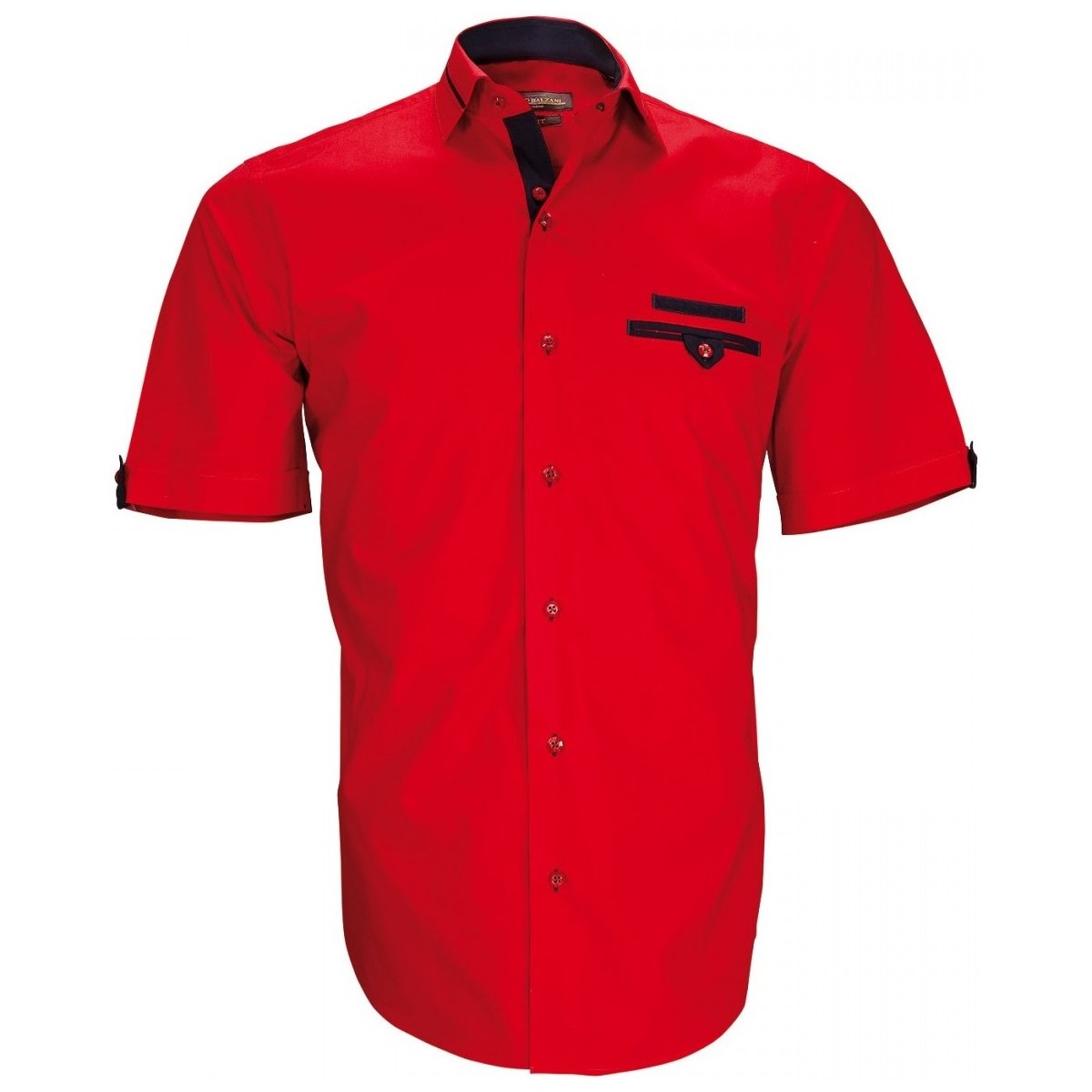 Vêtements Homme Chemises manches longues Emporio Balzani chemisettes mode tascoli rouge Rouge