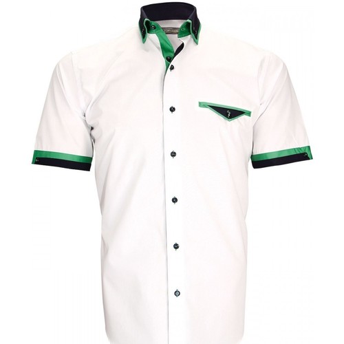 Emporio Balzani chemisette repassage facile pistoia blanc Blanc - Vêtements  Chemises manches longues Homme 48,00 €