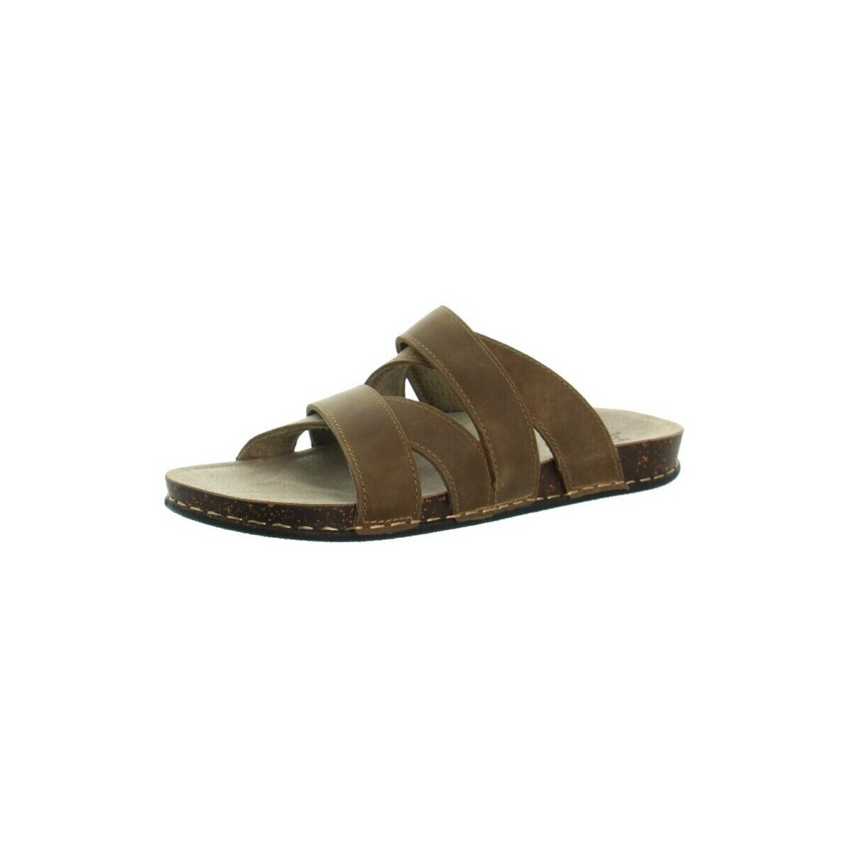 Chaussures Homme Sandales et Nu-pieds TBS Sandales  en cuir ref_46339 Bronze Marron