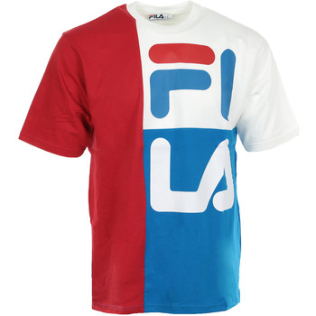 Vêtements Homme T-shirts manches courtes Fila Indo Colour Block Fit Tee bleu