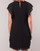 Vêtements Femme Robes courtes Lauren Ralph Lauren RUFFLED GEORGETTE DRESS Noir