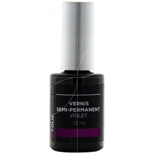 Beauté Femme Vernis à ongles Folie Cosmetic Vernis Semi permanent  Violet   15ml Violet