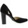 Chaussures Femme se mesure de la base du talon jusquau gros orteil Escarpins cuir velours Noir