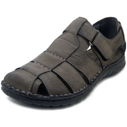 Chaussures Homme Sandales et Nu-pieds Walk In The City Sweats & Polaires en Cuir Douce - 20910 Noir