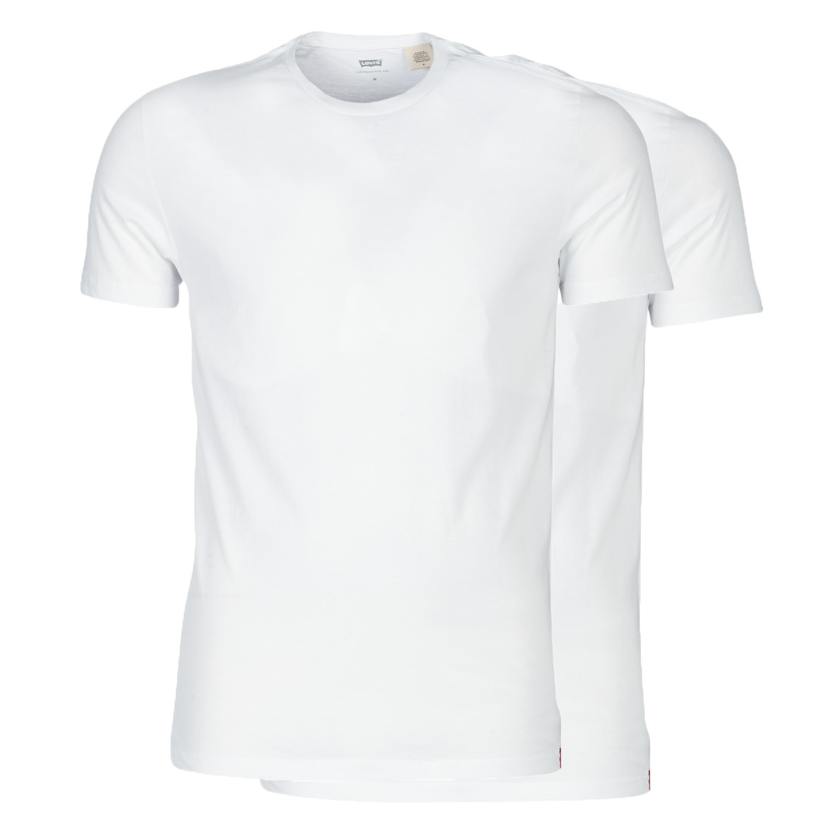 Vêtements Homme T-shirts Pull manches courtes Levi's SLIM 2PK CREWNECK 1 Blanc