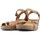 Chaussures Femme Sandales et Nu-pieds Interbios W confortables sandales compensées Marron