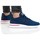 Chaussures Femme Baskets basses adidas Originals RUN70S Blanc, Bleu marine